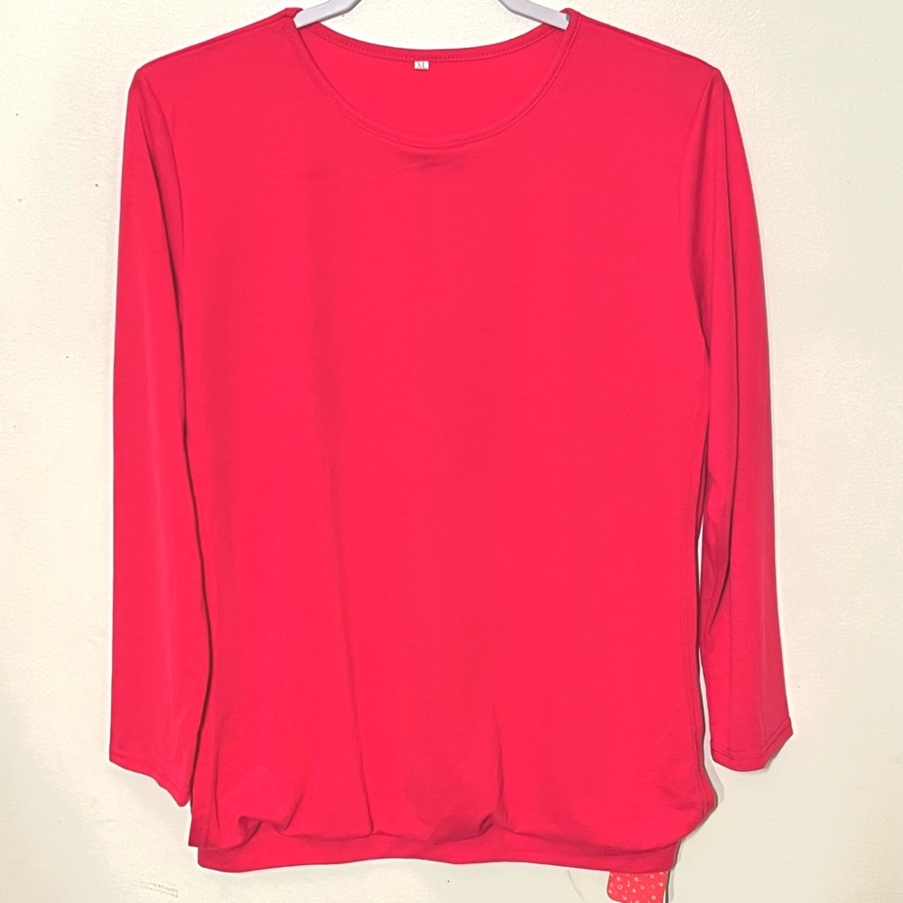 SHENZHEN SBA Trading Ltd. Size XL hot pink nursing Tee. NWT.